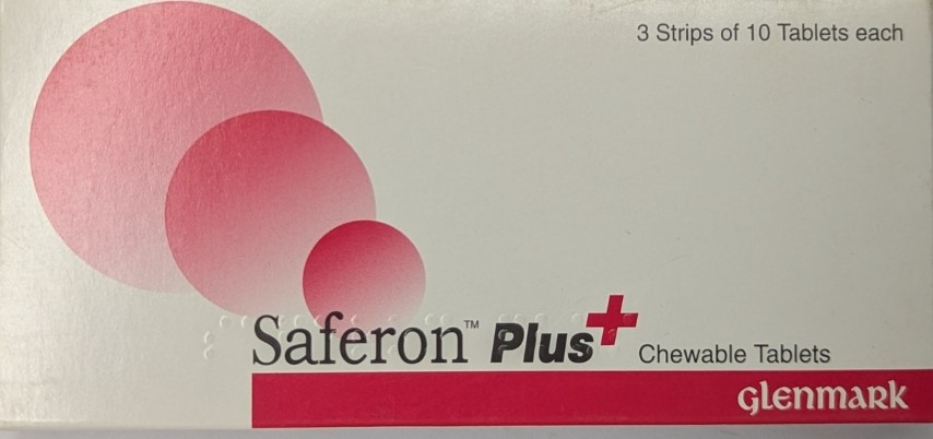 Saferon PLUS chewable Tabs 30s