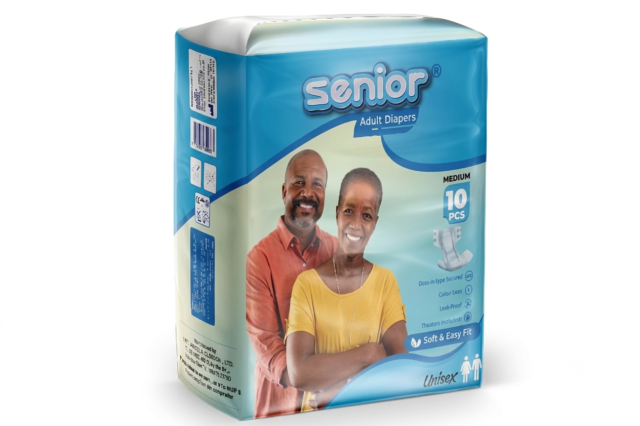 SENIOR ADULT DIAPERS M 10`S