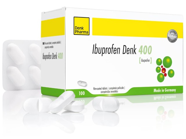 IBUPROFEN DENK TABS 400MG 100`S