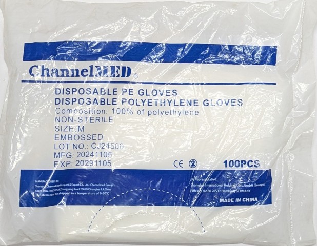 POLYTHENE GLOVES - MEDIUM