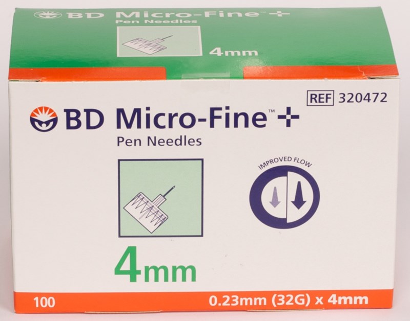 MICROFINE PEN NEEDLE 32G *4MM* 100