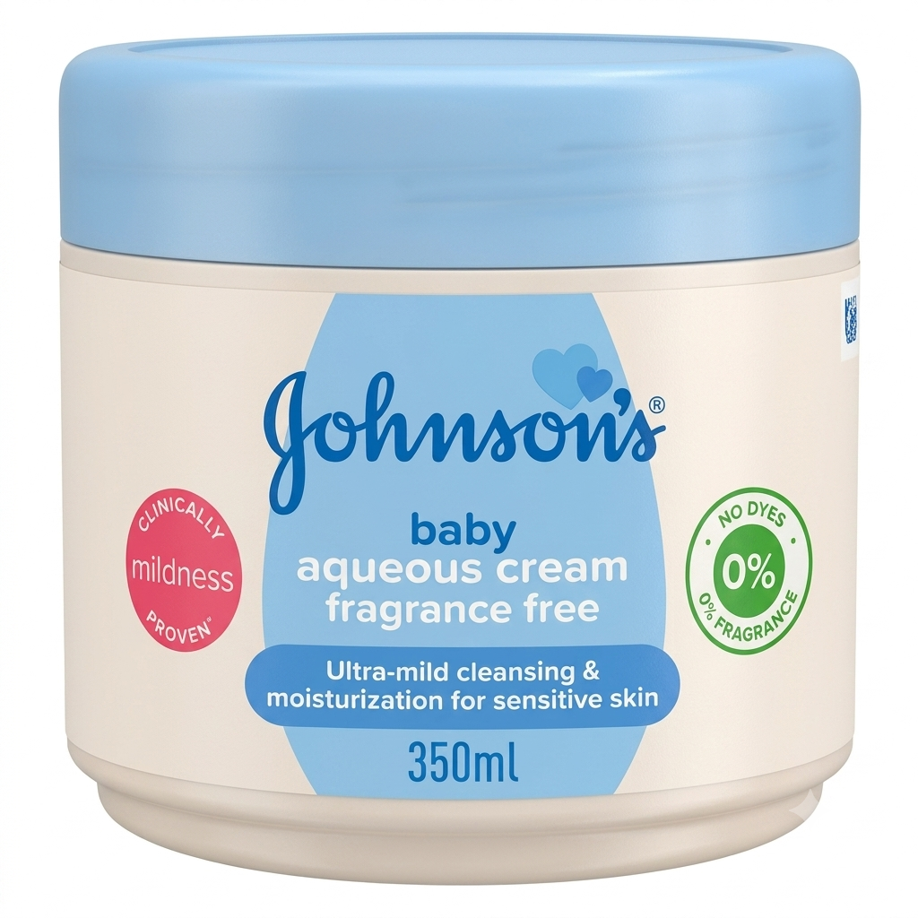JOHNSONS AQUEOS CREAM 350MLS FRAGRANCE FREE