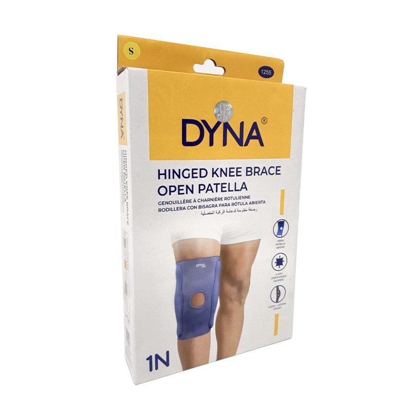 HINGED KNEE BRACE + OPEN PATELLA (S)