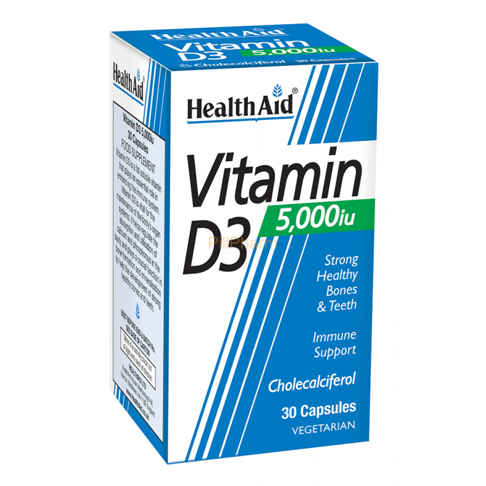 HEALTH AID VITAMIN D3 5000 IU 30`S