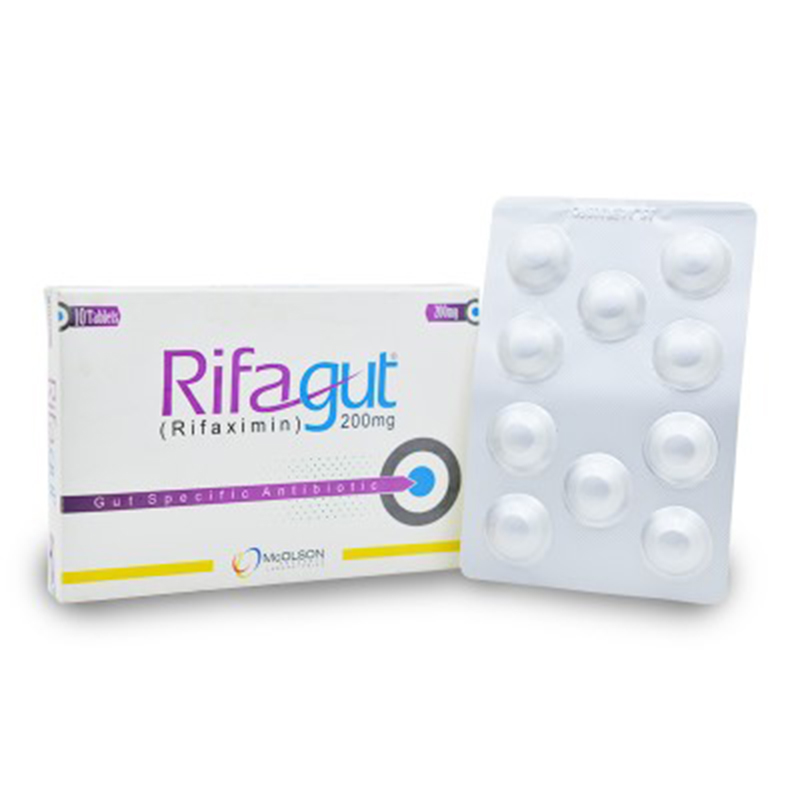 RIFAGUT 200 TABS 10`S
