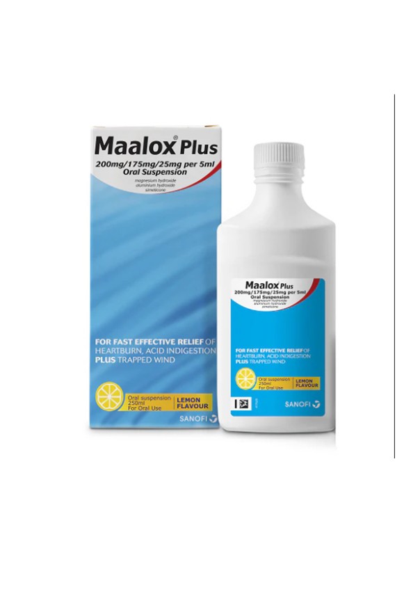 MAALOX PLUS SUSP 250ML
