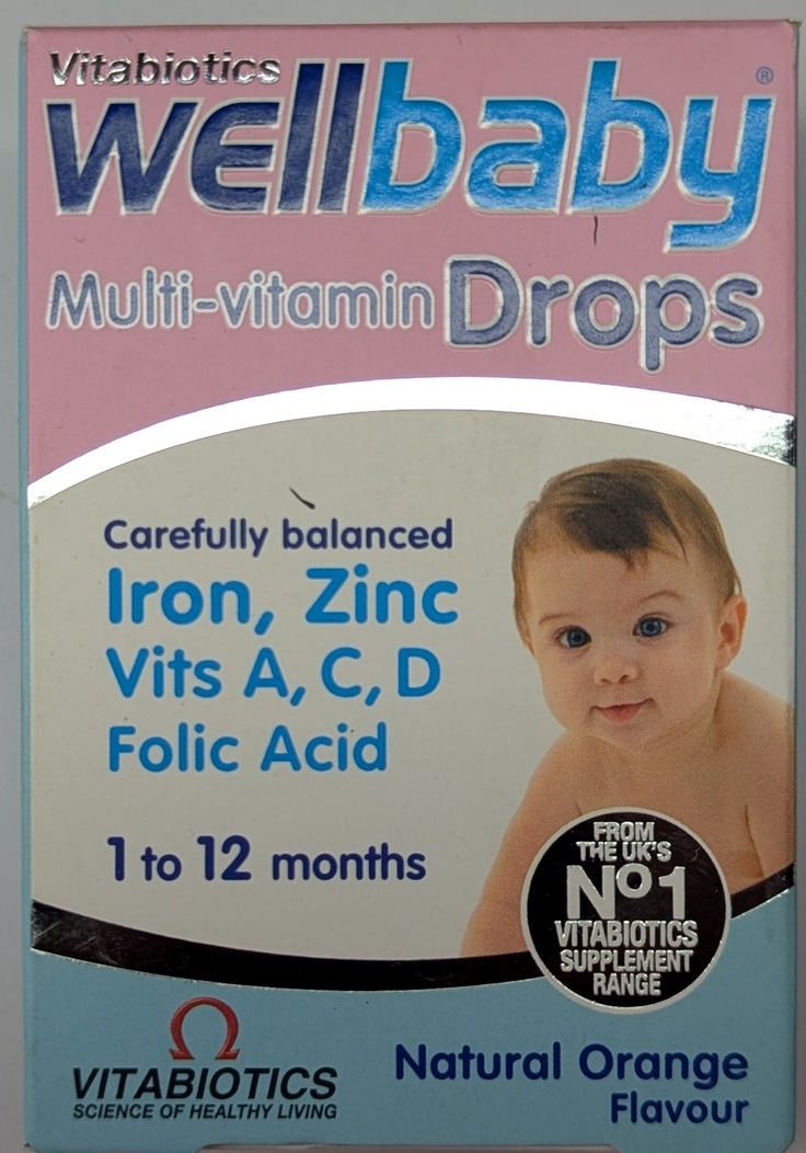 WELLBABY MULTIVITAMIN DROPS 30ML