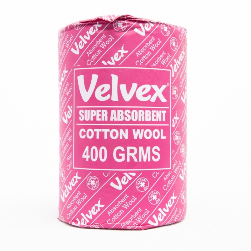 COTTON WOOL 400G VELVEX
