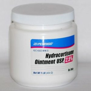 Hydrocortisone Ointment jar -