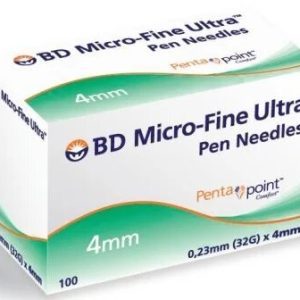 HARMOFINE INSULIN PEN NEEDLES 4MM