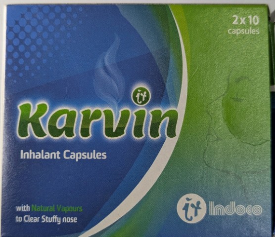 KARVIN INHALANT CAPS