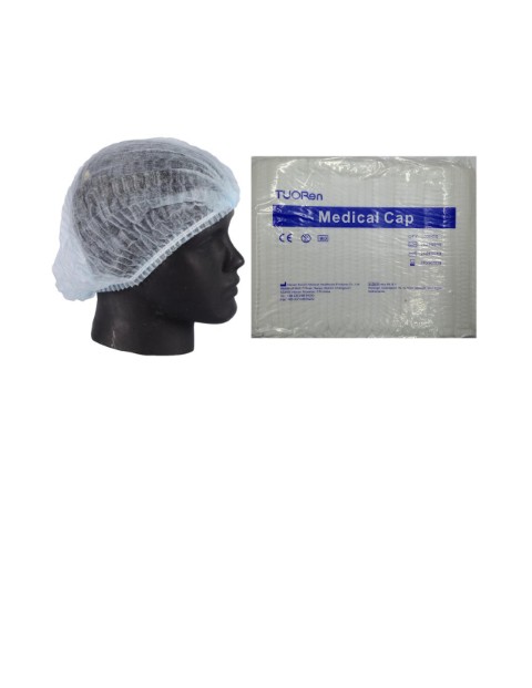 NURSE CAPS WHITE TUOREN