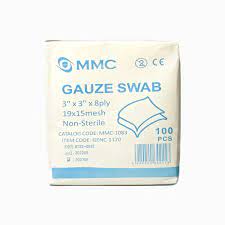 Non-Sterile Gauze Swabs 3"x3" 100s