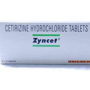 Zyncet tabs  10mg