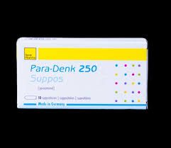 Paracetamol denk 250mg supp 10s