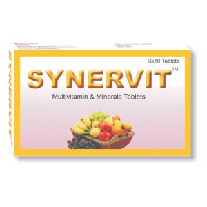 SYNERVIT TABS 30S MULTIVITAMIN