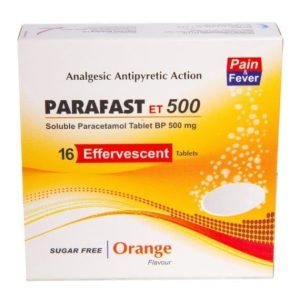 PARAFAST ET 500MGS 16`S