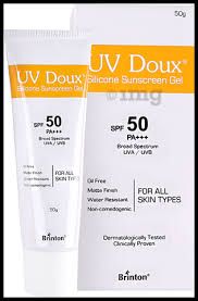 UV  DOUX SILICON SUNSCREEN GEL SPF 50 50GMS
