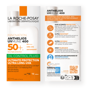 ANTHELIOS OIL CONTROL FLUID UVMUNE 400 SPF 50+ (50ML)