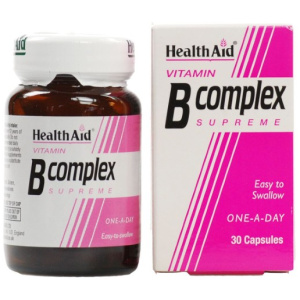 HEALTH AID VITAMIN B COMPLEX SUPREME 30`S