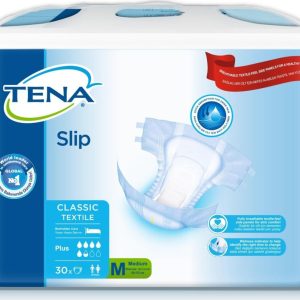 TENA SLIP PLUS DIAPERS (M) 10`S
