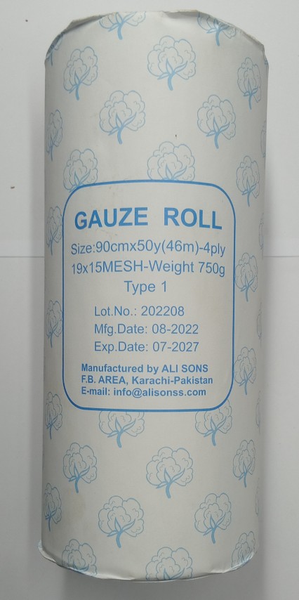 Gauze Roll 36`*45M 750gm