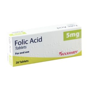 FOLIC ACID (WOCKARDT) 5MG BP
