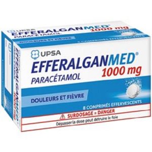 EFFERALGAN 1G TABS 8`S