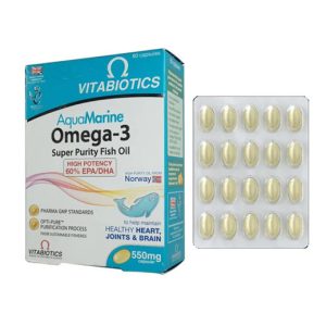 AQUAMARINE OMEGA-3 SUPER POTENCY CAPS 60`S