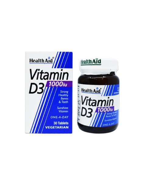 HEALTH AID VITAMIN D3 1000 I.U 30`S