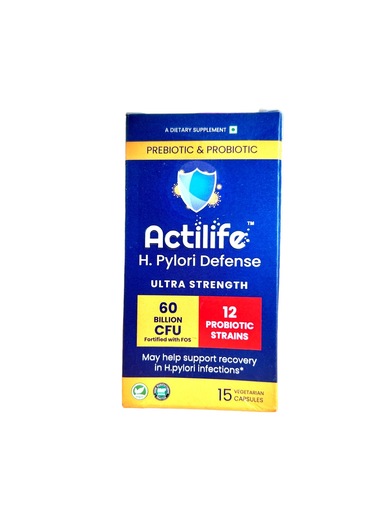 ACTILIFE H. PYLORI DEFENCE CAPS 15`S