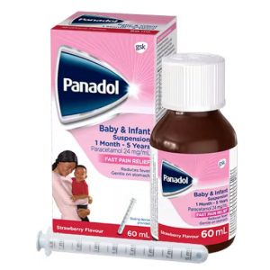 PANADOL BABY AND INFANT SUSP 60MLS