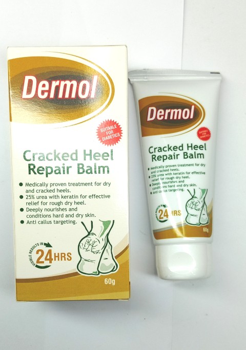 DERMOL CRACKED HEEL REPAIR BALM 60GM
