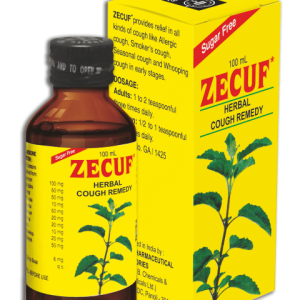ZECUF HERBAL COUGH REMEDY SUGAR FREE 100ML